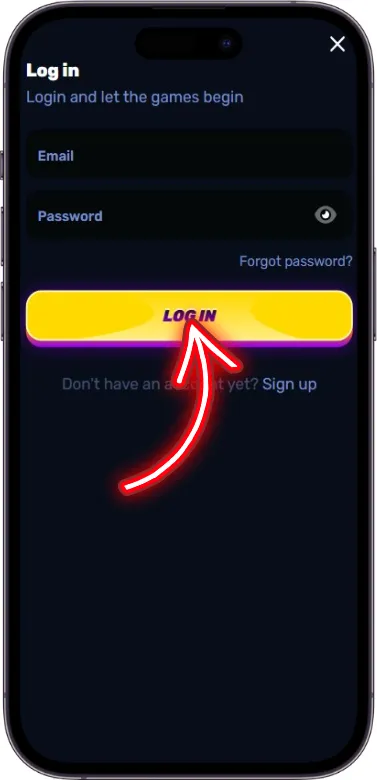Wino Casino login complete