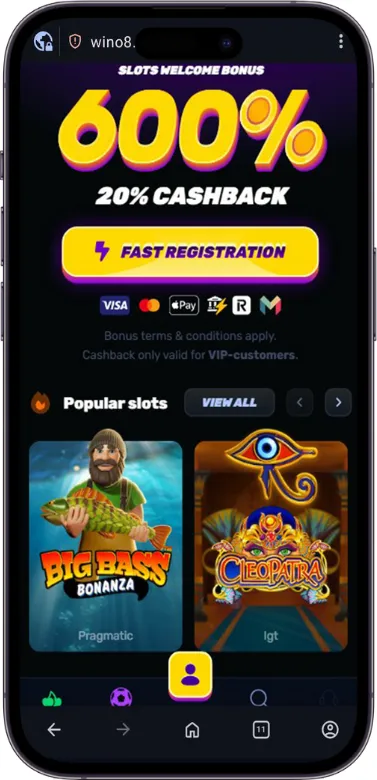 Wino Casino official site