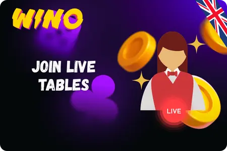 Wino Casino Live Dealer Studio